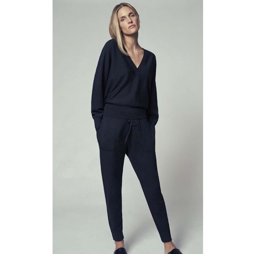 B NEW YORK Recycled Dolman Sweater in Black